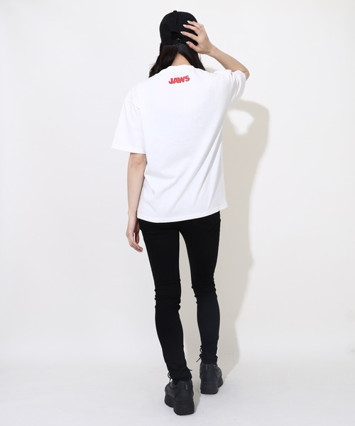 BABYDOLL(ベビードール)の「【綿100%】 親子お揃い JAWS ジョーズ グラフィックTシャツ 0371A(Tシャツ/カットソー・メンズ・ホワイト・S/M/L/XL)」の9枚目の写真