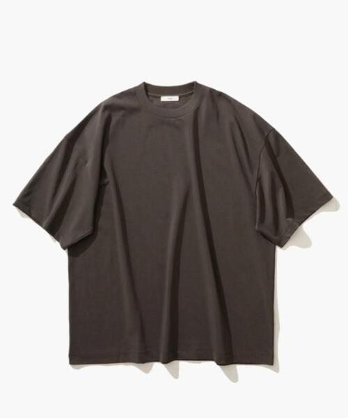 ATON(エイトン)の「ATON (エイトン)FRESCA PLATE | LOOSE FIT T-SHIRT(Tシャツ/カットソー・メンズ・ホワイト/チャコールグレー・4/2/6)」の11枚目の写真