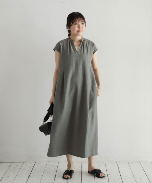 NOMBRE　INPAIR　TCカットコンビバンザイワンピース TCカットコンビ リブ付キバンザイワンピース | NOMBRE IMPAIR