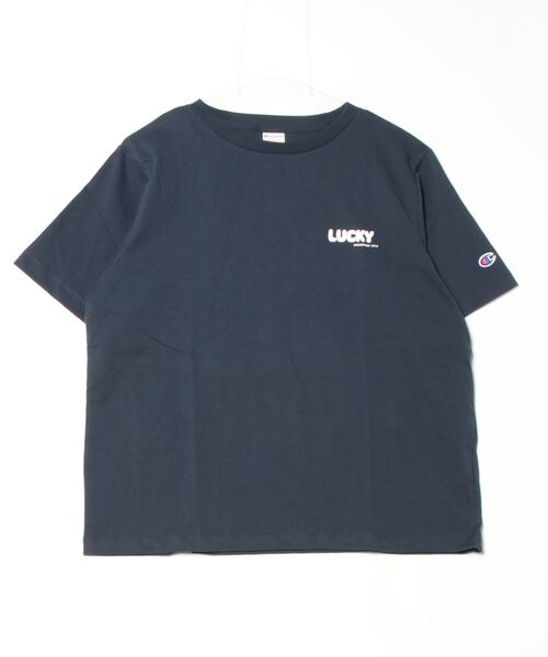 Champion(チャンピオン)の「チャンピオン SHORT SLEEVE T-SHIRT_(Tシャツ/カットソー・レディース・ブルー/ネイビー/ペールイエロー/ホワイト・M/L)」の3枚目の写真