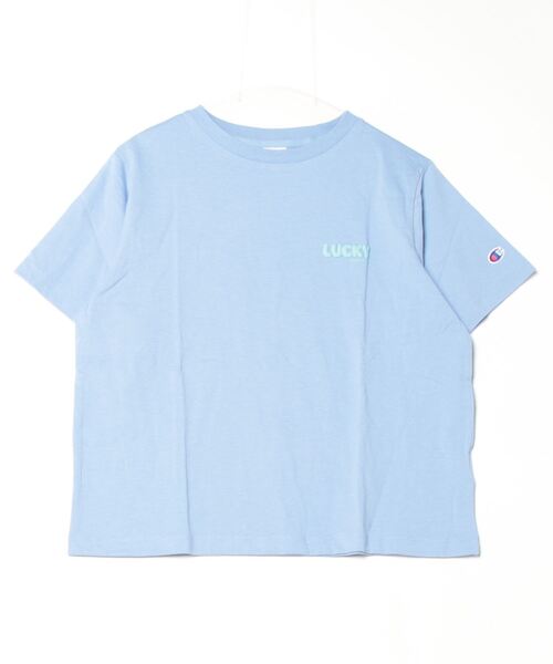 Champion(チャンピオン)の「チャンピオン SHORT SLEEVE T-SHIRT_(Tシャツ/カットソー・レディース・ブルー/ネイビー/ペールイエロー/ホワイト・M/L)」の4枚目の写真