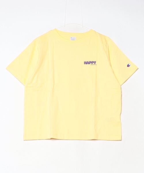 Champion(チャンピオン)の「チャンピオン SHORT SLEEVE T-SHIRT_(Tシャツ/カットソー・レディース・ブルー/ネイビー/ペールイエロー/ホワイト・M/L)」の1枚目の写真