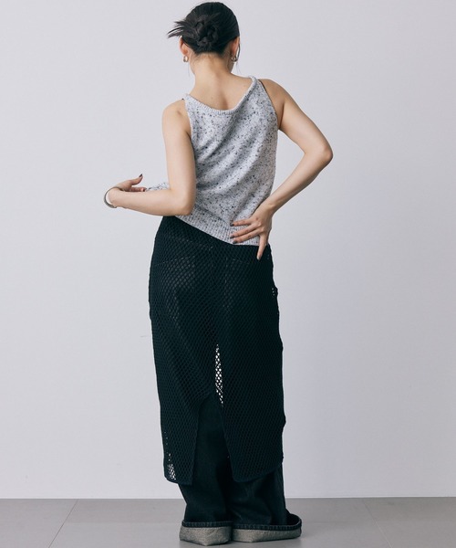 ＋81BRANCA（ハチイチブランカ）の「【81BRANCA】BIGメッシュスカート（スカート・レディース・ブラック・フリー）」の13枚目の写真