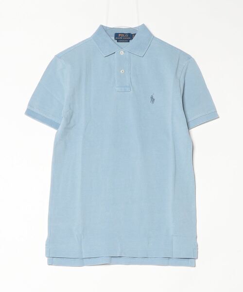 美品 現行 POLO RALPH LAUREN 半袖ポロシャツ インディゴ染め POLO RALPH LAUREN ポロシャツ カスタム スリム フィット