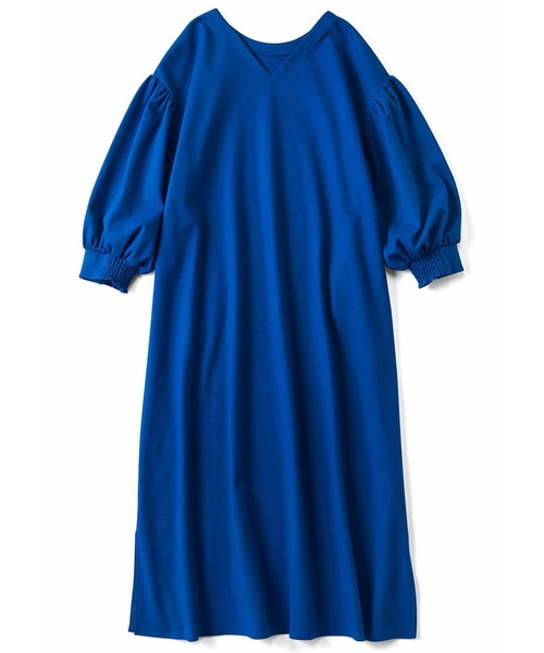 IEDIT(イディット)の「野々村友紀子さん×IEDIT A面・B面どっちを着てもイイ女!どこに着ていっても間違いないワンピース(ワンピース・レディース・ダークグレー/コバルトブルー・M/L/LL/3L/MP)」の12枚目の写真