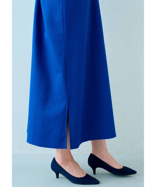 IEDIT(イディット)の「野々村友紀子さん×IEDIT A面・B面どっちを着てもイイ女!どこに着ていっても間違いないワンピース(ワンピース・レディース・ダークグレー/コバルトブルー・M/L/LL/3L/MP)」の8枚目の写真