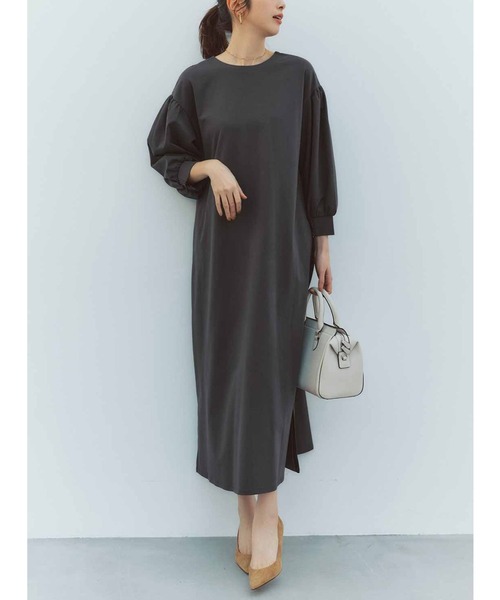 IEDIT(イディット)の「野々村友紀子さん×IEDIT A面・B面どっちを着てもイイ女!どこに着ていっても間違いないワンピース(ワンピース・レディース・ダークグレー/コバルトブルー・M/L/LL/3L/MP)」の15枚目の写真