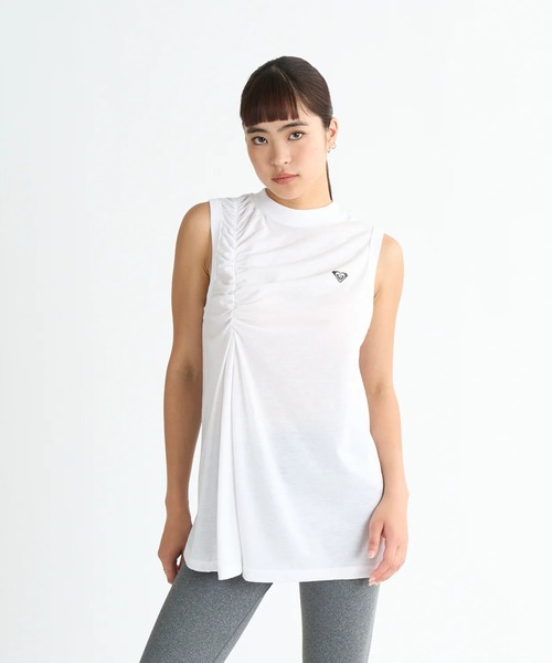 ROXY(ロキシー)の「SWAY IN THE WIND /ロキシーチュニック丈タンクトップ(タンクトップ・レディース・ホワイト/オレンジ/ブラック・SMALL/LARGE/MEDIUM)」の4枚目の写真