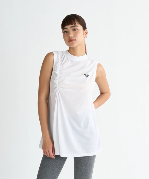 ROXY(ロキシー)の「SWAY IN THE WIND /ロキシーチュニック丈タンクトップ(タンクトップ・レディース・ホワイト/オレンジ/ブラック・SMALL/LARGE/MEDIUM)」の6枚目の写真
