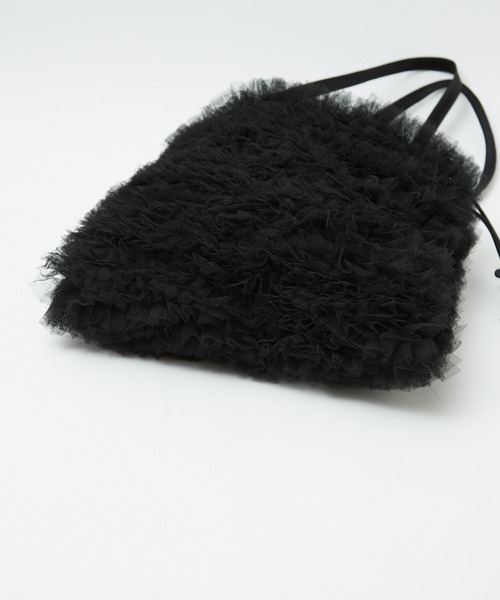 Ampersand(アンパサンド)の「【Ampersand / アンパサンド】Tulle frill bag/ME-23091/チュールフリルバッグ/チュール/トートバッグ【WEB限定】(ショルダーバッグ・レディース・ブラック/ピンク/ブラウン/アイボリー・フリー)」の17枚目の写真