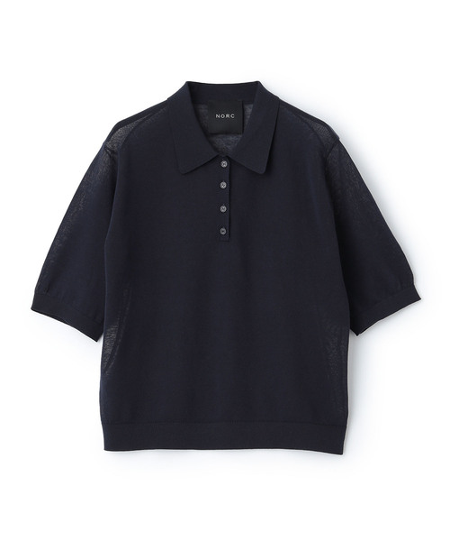 半袖コットンニットクラシックポロシャツ30G EASY FIT