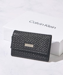 ADPOSION（アドポーション）の「【Calvin Klein/カルバンクライン】Key Case / ワンポイント レザーキーケース（キーケース/キーアクセサリー）」