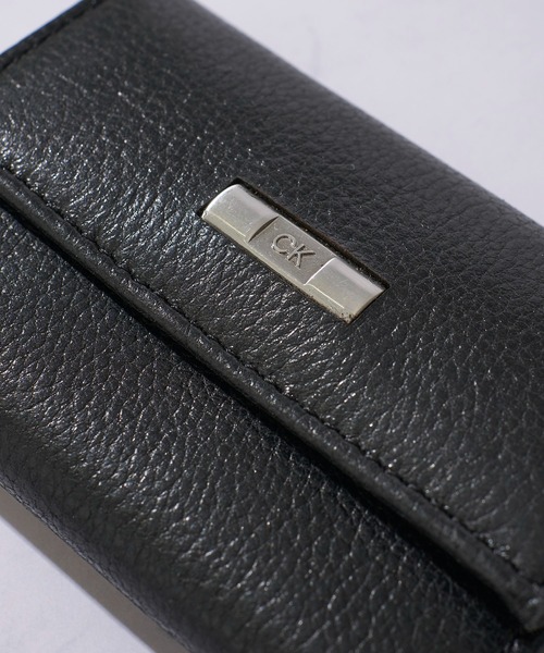 Calvin Klein(カルバン・クライン)の「【Calvin Klein/カルバンクライン】Key Case / ワンポイント レザーキーケース(キーケース/キーアクセサリー・メンズ・ブラック系1/ブラック系2・FREE)」の12枚目の写真