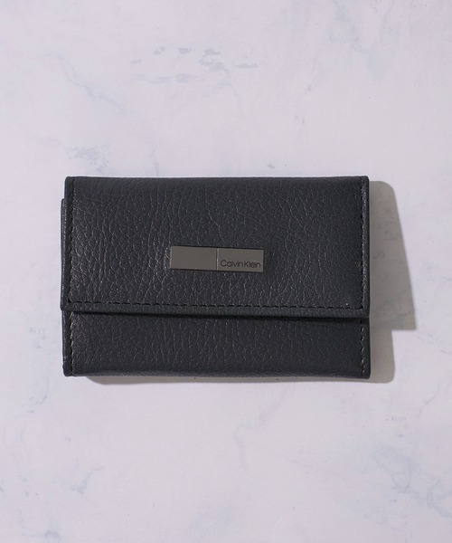 Calvin Klein(カルバン・クライン)の「【Calvin Klein/カルバンクライン】Key Case / ワンポイント レザーキーケース(キーケース/キーアクセサリー・メンズ・ブラック系1/ブラック系2・FREE)」の10枚目の写真