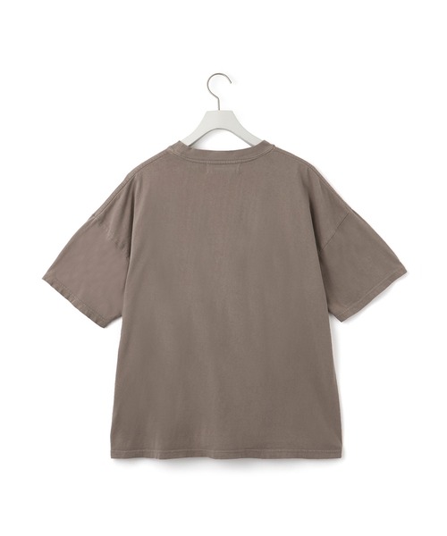 アダムエロペ　レミレリーフ　ブラウン WOOO! WOOO! プリント Tシャツ ADAM ET ROPE'（アダムエロペ）の「【REMI RELIEF（レミ