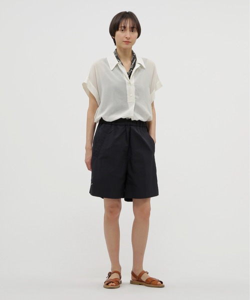 MARGARET HOWELL（マーガレットハウエル）の「COTTON CHIFFON（シャツ/ブラウス・レディース・アイボリー/ライトブルー/ブラウン・2/1）」の13枚目の写真