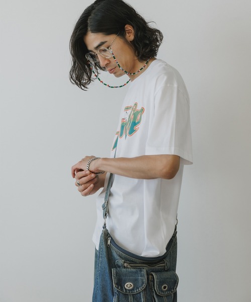 SPLR（エス・ピー・エル・アール）の「SPLR/エスピーエルアール ENTH Collab Tee プリント半袖Tシャツ メンズ 夏物 夏服（Tシャツ/カットソー・メンズ・ホワイト・XL/L/M/S）」の22枚目の写真