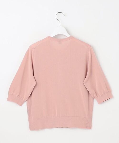 J.PRESS(ジェイプレス)の「【洗える・抗菌防臭】COTTON ACETATE DRY クルーネック カーディガン(カーディガン/ボレロ・レディース・ピンク系/イエロー系/ライトグレー系/ネイビー系・LARGE/MEDIUM)」の16枚目の写真