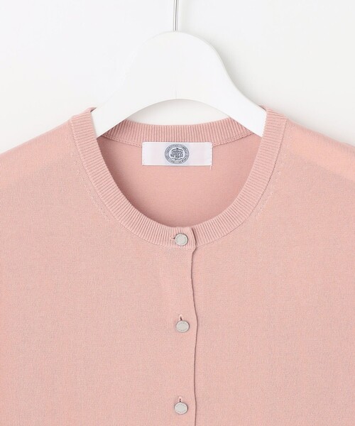 J.PRESS(ジェイプレス)の「【洗える・抗菌防臭】COTTON ACETATE DRY クルーネック カーディガン(カーディガン/ボレロ・レディース・ピンク系/イエロー系/ライトグレー系/ネイビー系・LARGE/MEDIUM)」の17枚目の写真