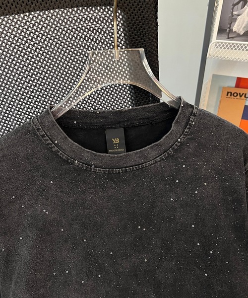 DEVICE(デバイス)の「ショート丈 ラメ ピグメントTシャツ(Tシャツ/カットソー・レディース・ブラック系その他/ブラック系その他2/ブラック・FREE)」の22枚目の写真