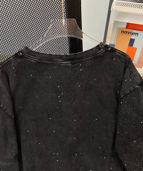 DEVICE(デバイス)の「ショート丈 ラメ ピグメントTシャツ(Tシャツ/カットソー・レディース・ブラック系その他/ブラック系その他2/ブラック・FREE)」の14枚目の写真