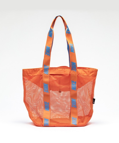 NIKE（ナイキ）の「NIKE/ナイキ 2WAY メッシュトート プールバッグ（ショルダーバッグ・キッズ・ベージュ/ブルー/オレンジ/ネイビー・ONE SIZE）」の13枚目の写真