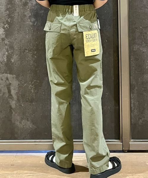 EDWIN（エドウィン）の「ベイカーイージーパンツ（その他パンツ・メンズ・オリーブ・S/M/L/XL）」の10枚目の写真