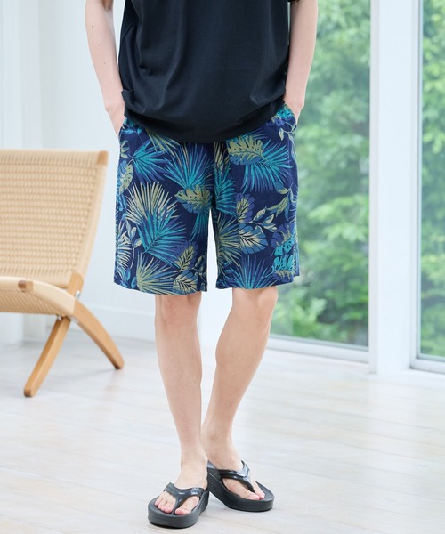 Arnold Palmer（アーノルドパーマー）の「リゾート柄 ショートパンツ（その他パンツ・メンズ・ブラック/ベージュ/ネイビー/グリーン・LL/L/M）」の4枚目の写真