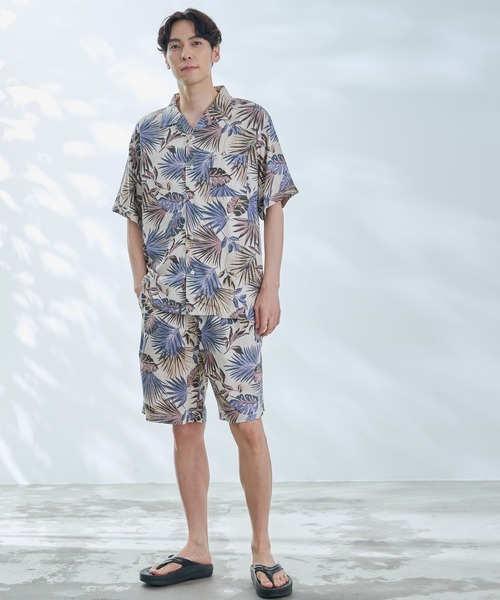 Arnold Palmer（アーノルドパーマー）の「リゾート柄 ショートパンツ（その他パンツ・メンズ・ブラック/ベージュ/ネイビー/グリーン・LL/L/M）」の9枚目の写真