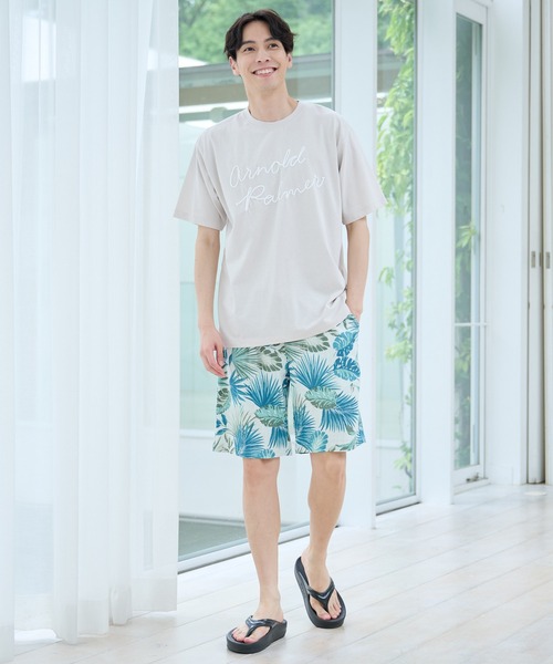 Arnold Palmer（アーノルドパーマー）の「リゾート柄 ショートパンツ（その他パンツ・メンズ・ブラック/ベージュ/ネイビー/グリーン・LL/L/M）」の15枚目の写真