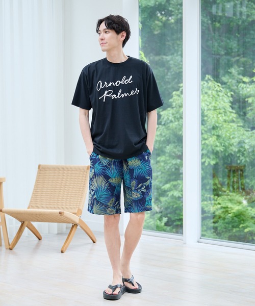 Arnold Palmer（アーノルドパーマー）の「リゾート柄 ショートパンツ（その他パンツ・メンズ・ブラック/ベージュ/ネイビー/グリーン・LL/L/M）」の17枚目の写真