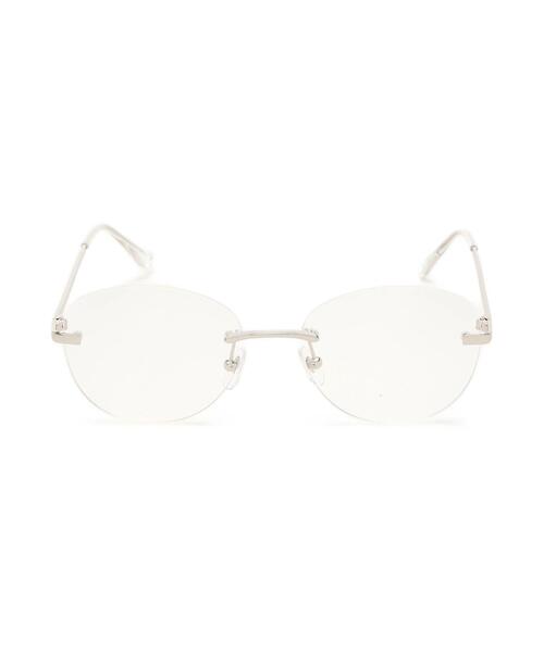 FREE'S MART(フリーズマート)の「リムレスメガネ(メガネ・レディース・ホワイト・フリ-)」の1枚目の写真