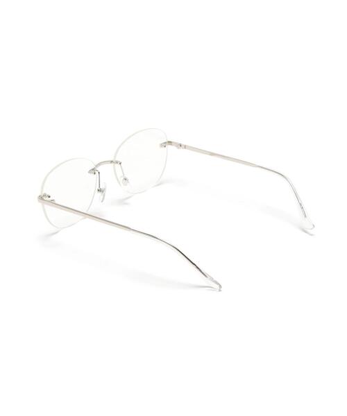 FREE'S MART(フリーズマート)の「リムレスメガネ(メガネ・レディース・ホワイト・フリ-)」の6枚目の写真