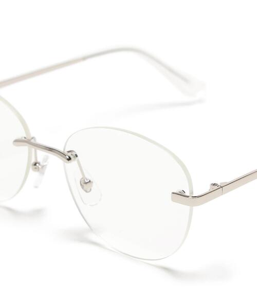 FREE'S MART(フリーズマート)の「リムレスメガネ(メガネ・レディース・ホワイト・フリ-)」の7枚目の写真