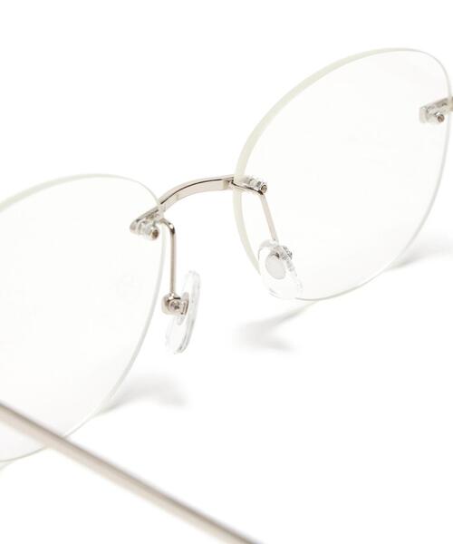 FREE'S MART(フリーズマート)の「リムレスメガネ(メガネ・レディース・ホワイト・フリ-)」の8枚目の写真
