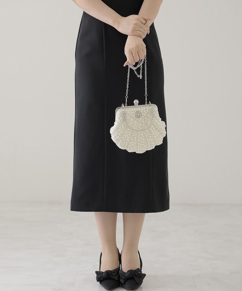 Lace Ladies(レースレディース)の「メニー パール シェル風 パーティー バッグ(クラッチバッグ・レディース・アイボリー/ホワイト・FREE)」の20枚目の写真