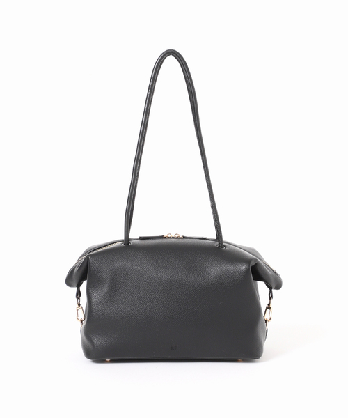 ＆MyuQ（アンドミューク）の「&MYUQ/アンドミューク TAMTONボストンバッグ（ボストンバッグ・レディース・ベージュ/ブラック・FREE）」の4枚目の写真