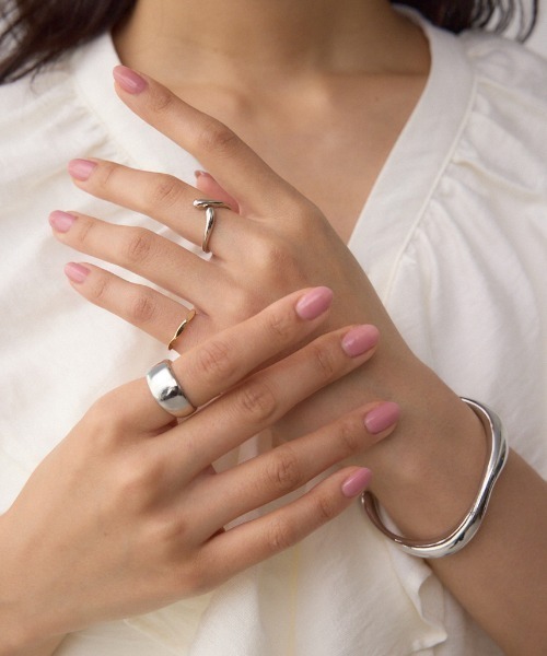 AZUL by moussy(アズールバイマウジー)の「マルチ3連リングセット(リング・レディース・マルチ/その他2・FREE)」の1枚目の写真