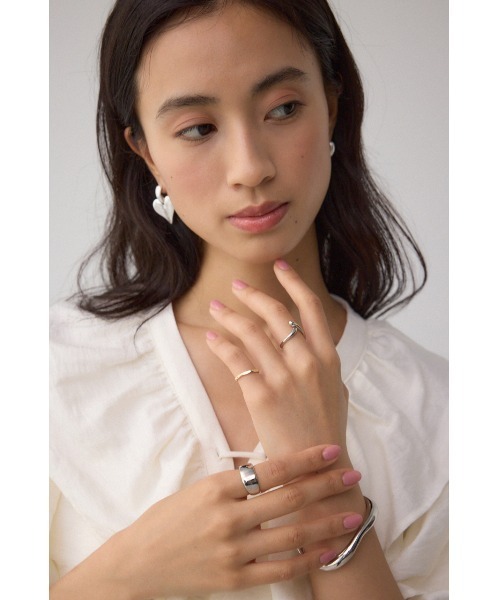 AZUL by moussy(アズールバイマウジー)の「マルチ3連リングセット(リング・レディース・マルチ/その他2・FREE)」の3枚目の写真