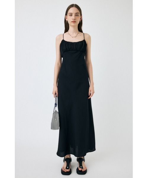 MOUSSY(マウジー)の「DRAWSTRING STRAP SLIP ドレス(ワンピース・レディース・ブラウン/ブラック/オレンジ系その他・1/2)」の6枚目の写真