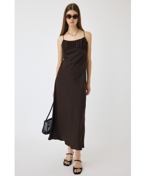 MOUSSY(マウジー)の「DRAWSTRING STRAP SLIP ドレス(ワンピース・レディース・ブラウン/ブラック/オレンジ系その他・1/2)」の22枚目の写真