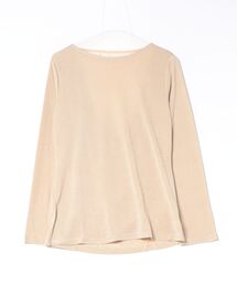 LAULEN（ローレン）の「back drape sheer tops  バック ドレープ シアー トップス（Tシャツ/カットソー）」