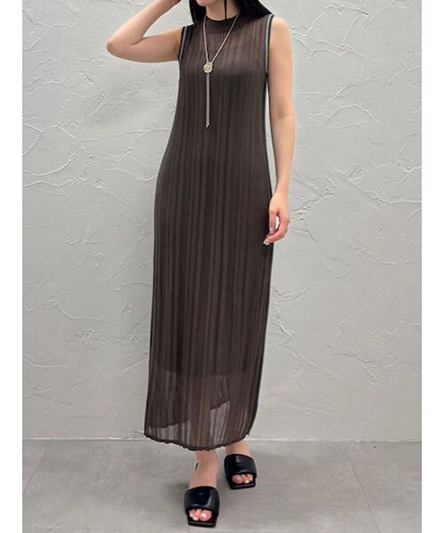 WEB限定】ラインニットワンピース（ワンピース）｜LAGUNAMOON