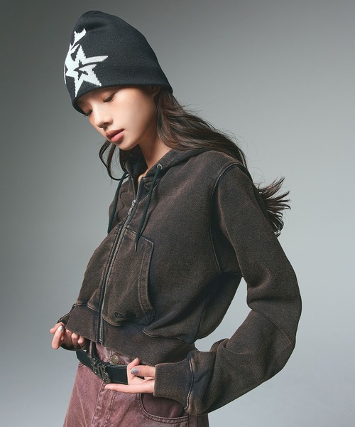 スターチームビーニー XG STAR LOGO JACQUARD BEANIE（ニットキャップ/ビーニー）｜X