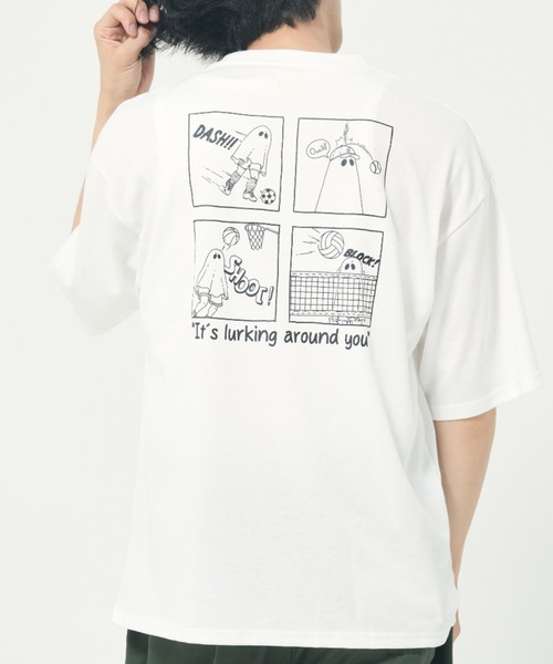 スポーツお化け柄Tシャツ(M1)（Tシャツ/カットソー）｜CORISCO
