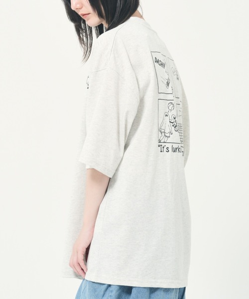 CORISCO(コリスコ)の「スポーツお化け柄Tシャツ(M1)(Tシャツ/カットソー・メンズ・ブラック/チャコールグレー/ホワイト/オートミール・X-LARGE/LARGE/MEDIUM)」の22枚目の写真