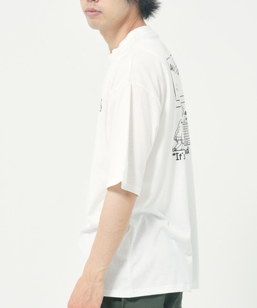 CORISCO(コリスコ)の「スポーツお化け柄Tシャツ(M1)(Tシャツ/カットソー・メンズ・ブラック/チャコールグレー/ホワイト/オートミール・X-LARGE/LARGE/MEDIUM)」の10枚目の写真