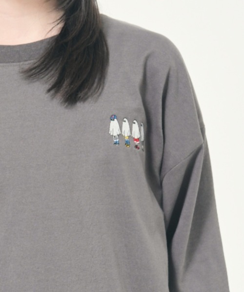 CORISCO(コリスコ)の「スポーツお化け柄Tシャツ(M1)(Tシャツ/カットソー・メンズ・ブラック/チャコールグレー/ホワイト/オートミール・X-LARGE/LARGE/MEDIUM)」の19枚目の写真