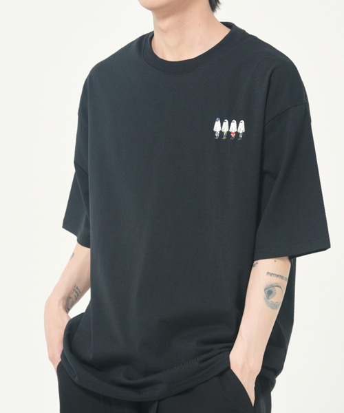 CORISCO(コリスコ)の「スポーツお化け柄Tシャツ(M1)(Tシャツ/カットソー・メンズ・ブラック/チャコールグレー/ホワイト/オートミール・X-LARGE/LARGE/MEDIUM)」の13枚目の写真