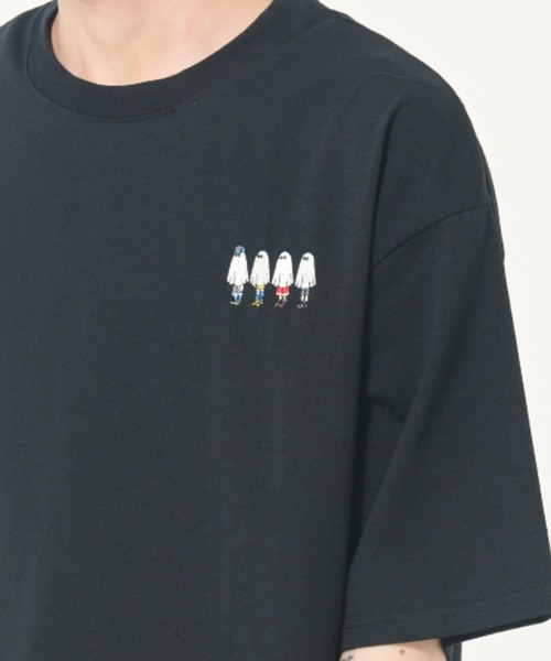 CORISCO(コリスコ)の「スポーツお化け柄Tシャツ(M1)(Tシャツ/カットソー・メンズ・ブラック/チャコールグレー/ホワイト/オートミール・X-LARGE/LARGE/MEDIUM)」の15枚目の写真